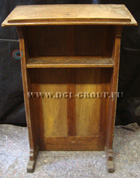Antique Oak Wood church lectern in gothic style